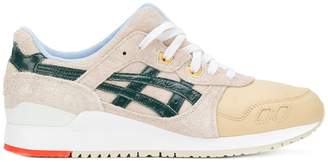 Asics contrast panel sneakers