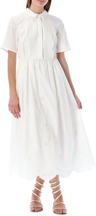 Self-Portrait White Short Women's Dresses | Shop the world's 