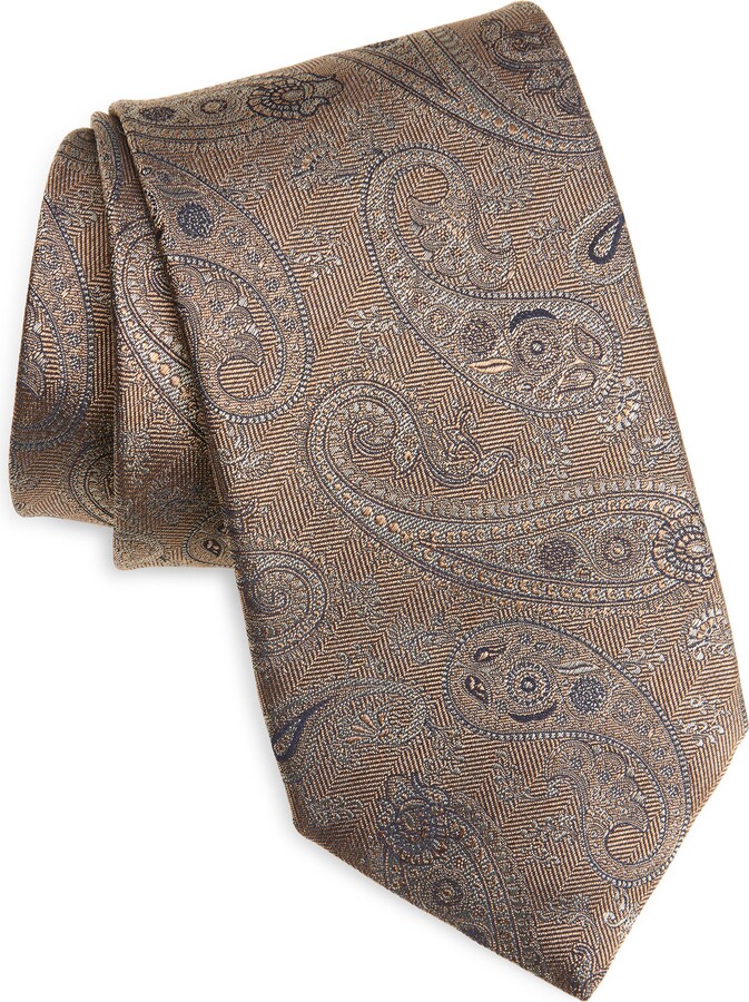Canali Paisley Silk Tie