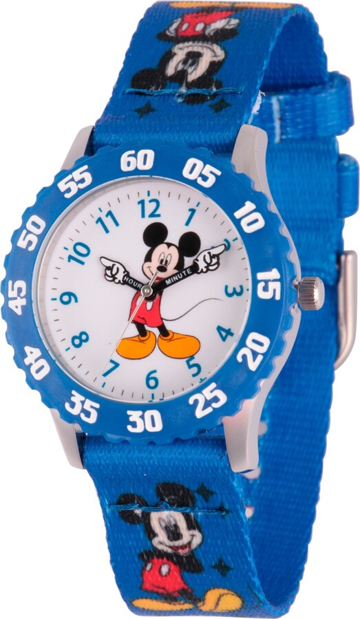 Disney Mickey Mouse Boy's Stainless Steel & Nyl on Watch