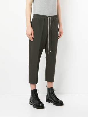Rick Owens cropped track trousers