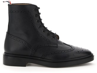 women's lace up brogue ankle boots