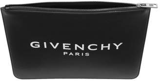 Givenchy Black Logo Zip Pouch