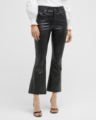 Flare Faux Leather Pants | Shop The Largest Collection | ShopStyle