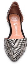 Thumbnail for your product : Jeffrey Campbell In Love Printed d'Orsay Flats