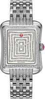 Thumbnail for your product : Michele Deco Moderne II Stainless & Diamond Watch Head