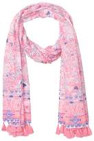 Thumbnail for your product : Lilly Pulitzer Resort Scarf (Prosecco Pink Lilac You A Lot Engin) Scarves