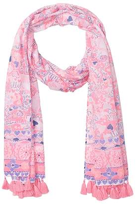 Lilly Pulitzer Resort Scarf (Prosecco Pink Lilac You A Lot Engin) Scarves