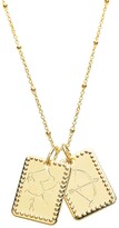 Thumbnail for your product : Sterling Forever 14K Goldplated Zodiac Tag Necklace