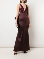 Thumbnail for your product : Sachin + Babi Topanga sequin bodice gown