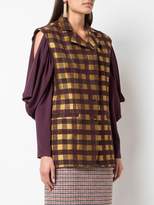 Thumbnail for your product : Silvia Tcherassi checked waistcoat