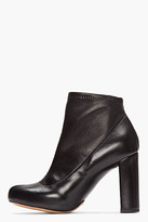 Thumbnail for your product : Chloé Black Stretch Leather Ankle Boots