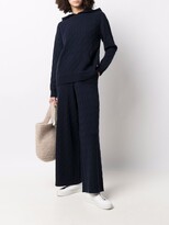Thumbnail for your product : Ralph Lauren Collection Cable-Knit Recycled Cashmere Trousers