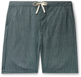 Thumbnail for your product : Oliver Spencer Loungewear Townsend Striped Organic Cotton Pyjama Shorts