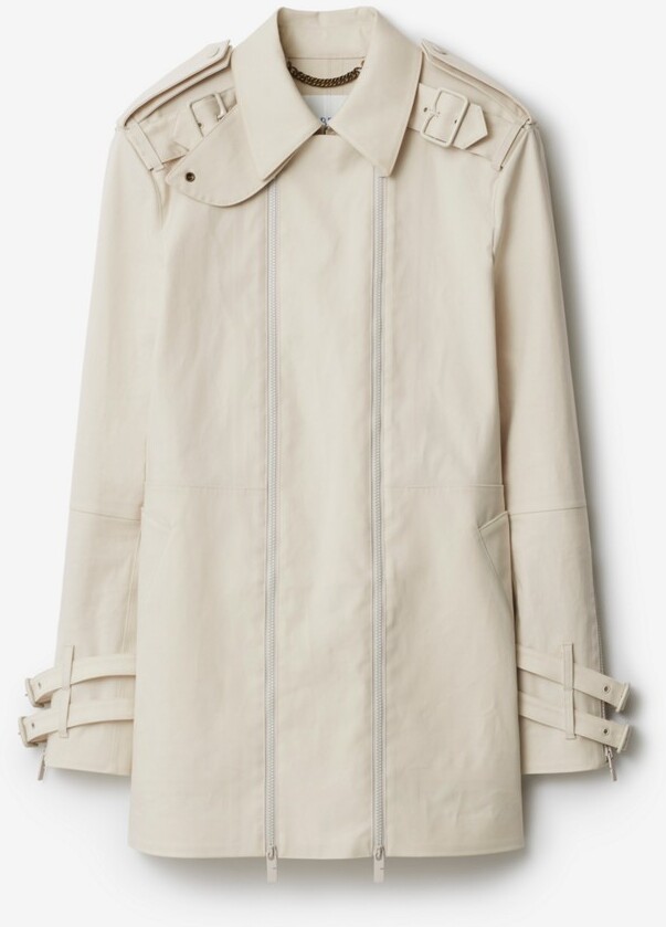 Burberry Bonded Cotton Trench Jacket Size: 38