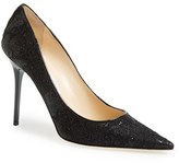 Thumbnail for your product : Jimmy Choo 'Abel' Glitter Lace Pointy Toe Pump (Women)