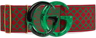 Gucci Elastic belt with Double G