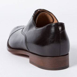 Paul Smith Men's Black Parma Calf Leather 'Berty' Brogues