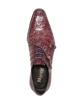 Thumbnail for your product : Crocodile Double Buckle Monk Strap Shoes