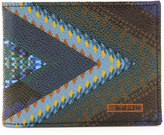 Thumbnail for your product : Etro Print Leather Wallet, Blue Multi