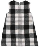 Thumbnail for your product : Il Gufo SLEEVELESS CHECK PRINT DRESS