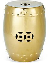 Thumbnail for your product : One Kings Lane Kelly Round Garden Stool, Gold