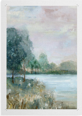 Union Rustic Blue Hour -Canvas Print Only - NOT FRAMED