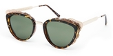 Thumbnail for your product : Spitfire Protopunk Cateye Sunglasses - Gold and tort