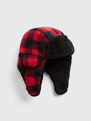 Gap Cozy Flannel Trapper Hat