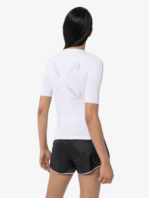 Off-White Seamless Short Sleeve Top