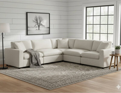 Hokku Designs Cassandra Modular 5-Piece Sectional