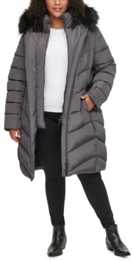plus size calvin klein puffer coat