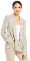Thumbnail for your product : Eileen Fisher Marled-Knit Open-Front Cardigan