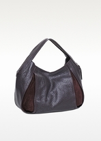 Thumbnail for your product : Francesco Biasia Copacabana Grainy Leather and Nabuck Shoulder Bag