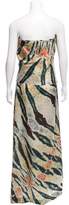 Thumbnail for your product : Baja East Silk Maxi Dress w/ Tags