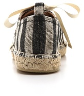 Thumbnail for your product : Kate Spade Lina Lace Up Striped Espadrilles