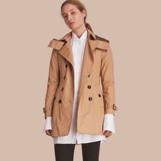Burberry Hooded Trench Coat with Warmer