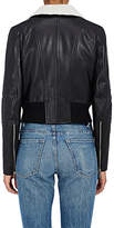 Thumbnail for your product : Helmut Lang WOMEN'S LEATHER CROP BOMBER JACKET