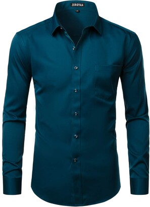 Men's Teal Dress Shirt | Shop the world’s largest collection of fashion ...