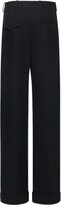 Thumbnail for your product : Ann Demeulemeester Belinda wool felt mid rise wide pants