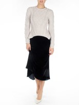 Thumbnail for your product : Vanessa Bruno Velvet Skirt