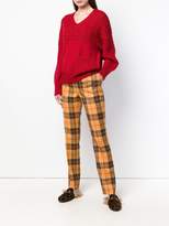 Thumbnail for your product : Alberta Ferretti tailored tartan trousers