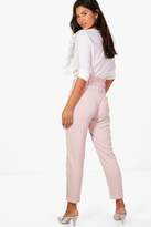 Thumbnail for your product : boohoo Premium Paperbag Waist Tailored Pants