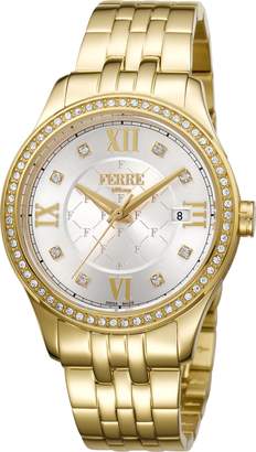 Ferré Milano Women's FM1L047M0061 Dial with Gold Plated Band Watch.