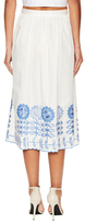 Thumbnail for your product : Temperley London Gilda Cotton Midi Skirt