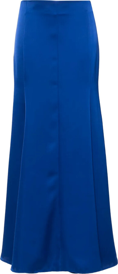 Philosophy di Lorenzo Serafini Satin Maxi Flared Skirt