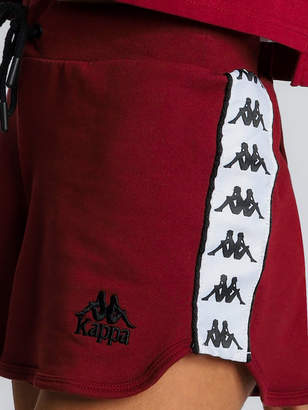 Kappa Authentic Custard Shorts in Red Granat