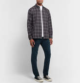 Thumbnail for your product : Todd Snyder Button-down Collar Checked Cotton-flannel Shirt - Dark gray