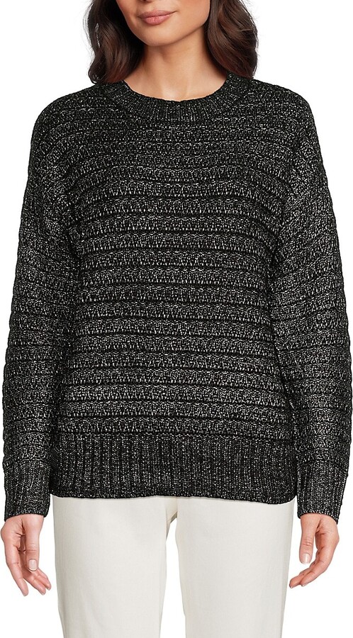 Honeycomb Drop Shoulder Sweater