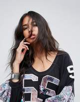 Thumbnail for your product : Free People Floral Bomb Print Long Sleeved T-Shirt